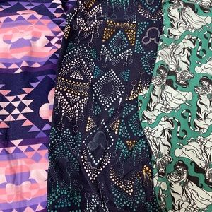 Price is for all 3 pairs Lularoe Disney legging